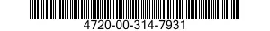 4720-00-314-7931  4720003147931 003147931