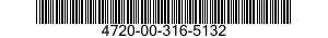 4720-00-316-5132  4720003165132 003165132