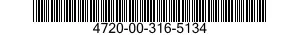 4720-00-316-5134  4720003165134 003165134
