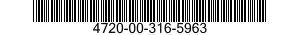 4720-00-316-5963  4720003165963 003165963
