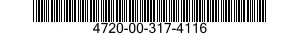 4720-00-317-4116  4720003174116 003174116