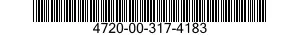 4720-00-317-4183  4720003174183 003174183