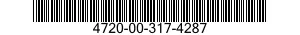 4720-00-317-4287  4720003174287 003174287