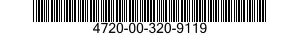 4720-00-320-9119  4720003209119 003209119