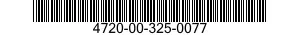 4720-00-325-0077  4720003250077 003250077