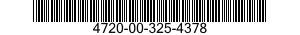 4720-00-325-4378  4720003254378 003254378
