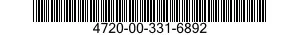4720-00-331-6892  4720003316892 003316892