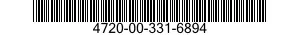 4720-00-331-6894  4720003316894 003316894