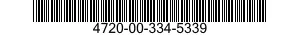 4720-00-334-5339  4720003345339 003345339