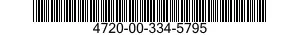 4720-00-334-5795  4720003345795 003345795