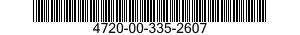 4720-00-335-2607  4720003352607 003352607