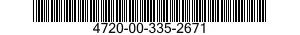 4720-00-335-2671  4720003352671 003352671