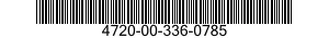 4720-00-336-0785  4720003360785 003360785