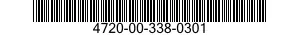 4720-00-338-0301  4720003380301 003380301