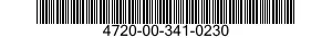 4720-00-341-0230  4720003410230 003410230