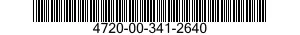 4720-00-341-2640 HOSE ASSEMBLY,NONMETALLIC 4720003412640 003412640