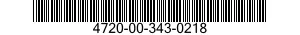 4720-00-343-0218  4720003430218 003430218