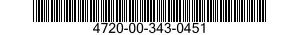 4720-00-343-0451  4720003430451 003430451