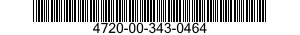 4720-00-343-0464  4720003430464 003430464
