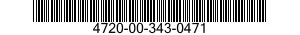 4720-00-343-0471  4720003430471 003430471