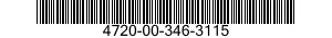 4720-00-346-3115  4720003463115 003463115