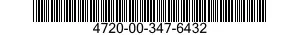 4720-00-347-6432 HOSE,PREFORMED 4720003476432 003476432