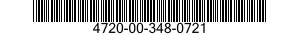 4720-00-348-0721  4720003480721 003480721