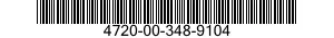 4720-00-348-9104  4720003489104 003489104