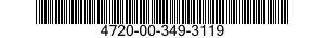 4720-00-349-3119  4720003493119 003493119