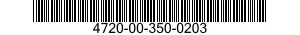 4720-00-350-0203 HOSE ASSEMBLY,METALLIC 4720003500203 003500203