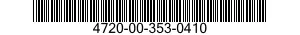 4720-00-353-0410  4720003530410 003530410