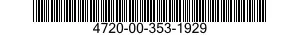 4720-00-353-1929  4720003531929 003531929