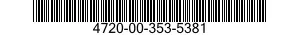 4720-00-353-5381  4720003535381 003535381
