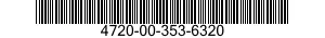 4720-00-353-6320  4720003536320 003536320