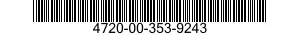 4720-00-353-9243  4720003539243 003539243