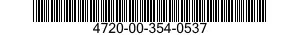 4720-00-354-0537  4720003540537 003540537