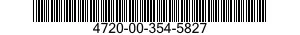 4720-00-354-5827  4720003545827 003545827