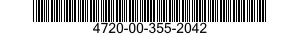 4720-00-355-2042  4720003552042 003552042