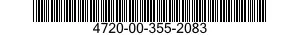 4720-00-355-2083  4720003552083 003552083