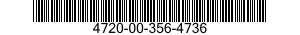 4720-00-356-4736  4720003564736 003564736
