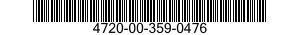 4720-00-359-0476  4720003590476 003590476