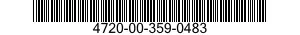 4720-00-359-0483  4720003590483 003590483