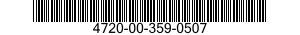 4720-00-359-0507  4720003590507 003590507