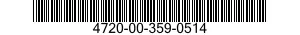 4720-00-359-0514  4720003590514 003590514