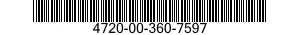 4720-00-360-7597  4720003607597 003607597
