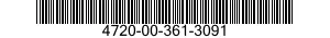 4720-00-361-3091  4720003613091 003613091