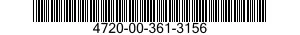 4720-00-361-3156  4720003613156 003613156