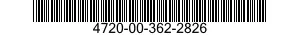 4720-00-362-2826  4720003622826 003622826