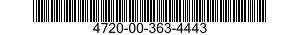 4720-00-363-4443 HOSE,PREFORMED 4720003634443 003634443