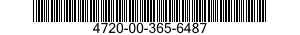 4720-00-365-6487  4720003656487 003656487